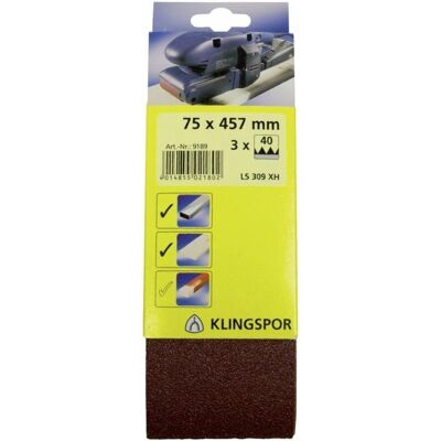 Klingspor Schleifband 105x620mm K60 - Metall & Holz Klingspor Schleifband 105x620mm K60 - Metall & Holz