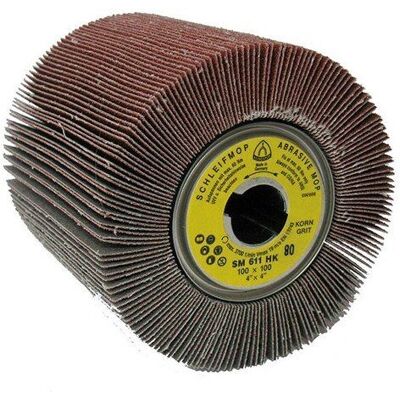 Klingspor Slideskive SM 611 S - 100x100mm, korn 60 - Satin finish Klingspor Slideskive SM 611 S - 100x100mm, korn 60 - Satin finish