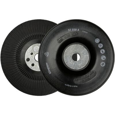 Plaque de support Klingspor pour disques en fibre - Gros enlèvement - Coupe à froid - Résistant à la chaleur Plaque de support Klingspor pour disques en fibre - Gros enlèvement - Coupe à froid - Résistant à la chaleur