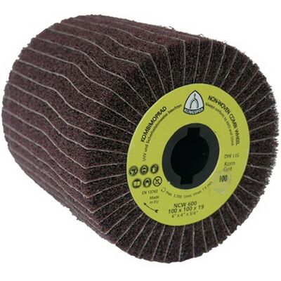 Klingspor Schleifrad 100x100mm Grob 80 - Oberflächenveredelung Klingspor Schleifrad 100x100mm Grob 80 - Oberflächenveredelung