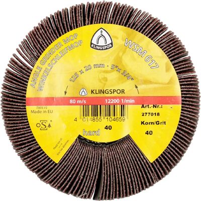 Klingspor Schleifscheibe - 125mm Braun M14 - Oberflächenbeschichtung entfernen Klingspor Schleifscheibe - 125mm Braun M14 - Oberflächenbeschichtung entfernen