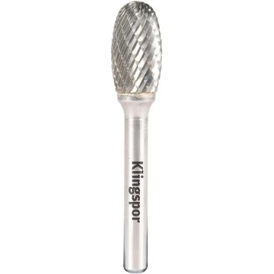 Fresa in carburo di tungsteno Klingspor - Denti incrociati - 8x15x6mm - fresatura Fresa in carburo di tungsteno Klingspor - Denti incrociati - 8x15x6mm - fresatura