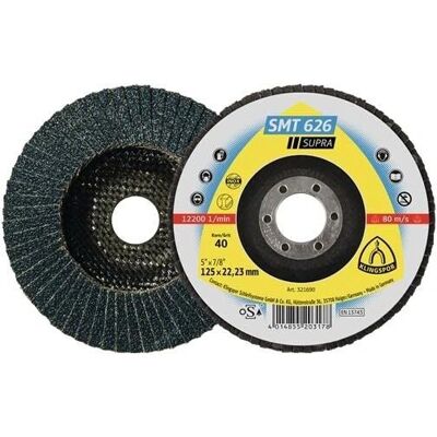 Klingspor SMT 626 Trennscheibe - 125mm, 22,23mm Bohrung, Edelstahl - 10 St Klingspor SMT 626 Trennscheibe - 125mm, 22,23mm Bohrung, Edelstahl - 10 St
