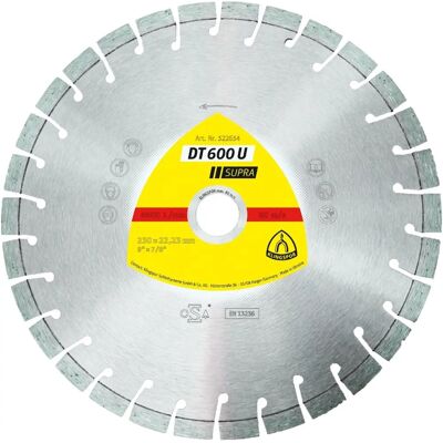 Disco de diamante Klingspor DT600U - Herramienta de corte para concreto y piedra Disco de diamante Klingspor DT600U - Herramienta de corte para concreto y piedra