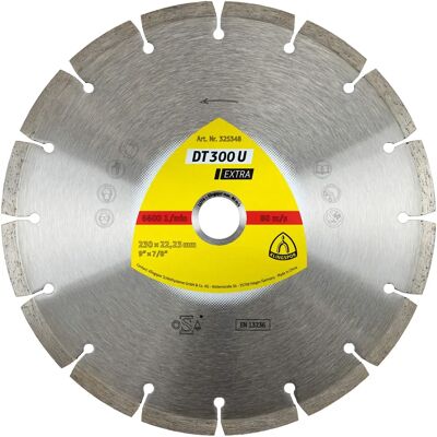 Disque de coupe diamanté Trebor DT300U - Matériaux Durs - Publicité Disque de coupe diamanté Trebor DT300U - Matériaux Durs - Publicité