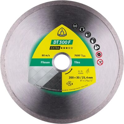 Klingspor DT 300 F Diamanttrennscheibe - Geschlossener Rand - 180X1,6X22,23mm Klingspor DT 300 F Diamanttrennscheibe - Geschlossener Rand - 180X1,6X22,23mm