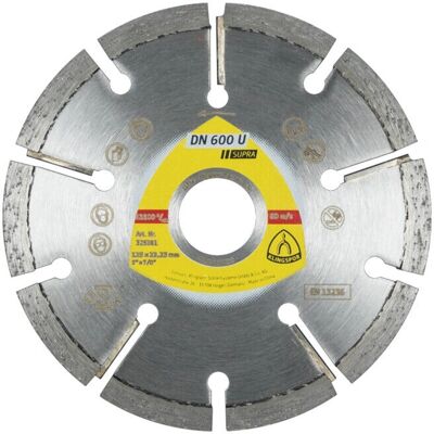 Klingspor - Dn 600 U - 115 x 8 x 22.23 mm Klingspor - Dn 600 U - 115 x 8 x 22.23 mm