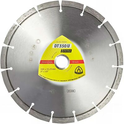 Klingspor DT 350 U Diamantscheibe - Laser-geschweißt, 125mm, für Bau Klingspor DT 350 U Diamantscheibe - Laser-geschweißt, 125mm, für Bau