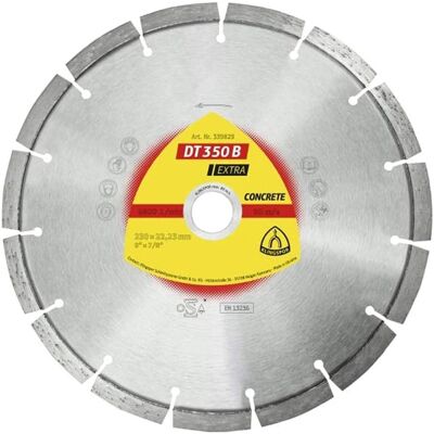 Klingspor - Diamanttrennscheibe DT 350 B - Für Beton 230mm Klingspor - Diamanttrennscheibe DT 350 B - Für Beton 230mm