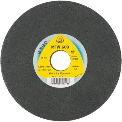 Klingspor Unitized Wheel 600 Grov - Skivskiva Klingspor Unitized Wheel 600 Grov - Skivskiva