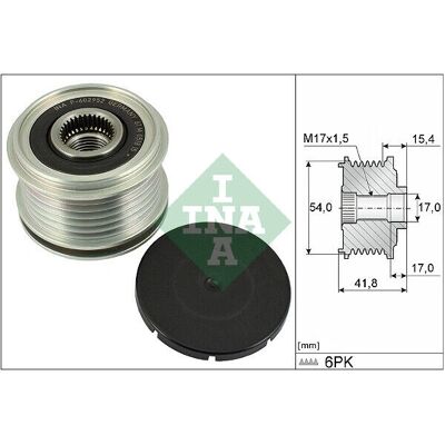 INA 535 0317 10 Generatorremskive - Alternator del INA 535 0317 10 Generatorremskive - Alternator del