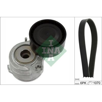 Schaeffler INA Ajonajojen sarja - 6 urat - 1070mm - Peugeot, Citroën, Opel Schaeffler INA Ajonajojen sarja - 6 urat - 1070mm - Peugeot, Citroën, Opel