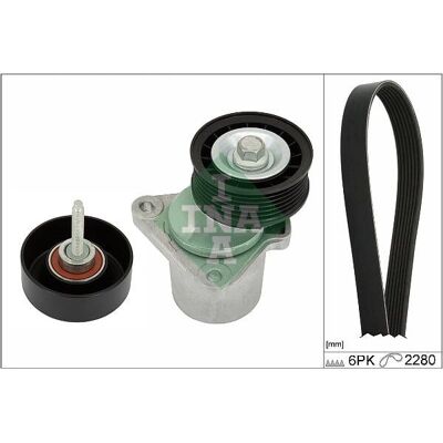 INA Model 529 0398 10 - Set curea în V INA Model 529 0398 10 - Set curea în V