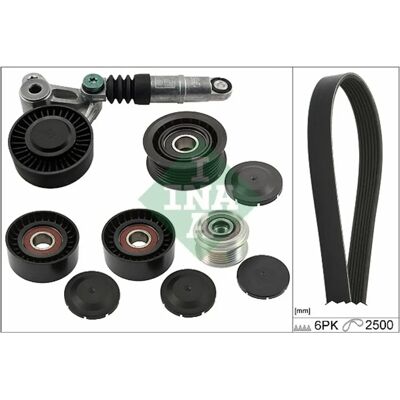 INA Ajastusremmien setti - Poly-V - VW/Audi 529 0472 20 INA Ajastusremmien setti - Poly-V - VW/Audi 529 0472 20