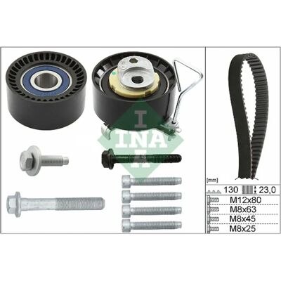 INA ajoitusremmensarja Volvo XC60 V40 V70 S60 S80 S90 - Ajoitusremmensarja INA ajoitusremmensarja Volvo XC60 V40 V70 S60 S80 S90 - Ajoitusremmensarja
