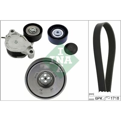 Set curele V-șan INA 529 0516 20 - Set curele cu nervuri Set curele V-șan INA 529 0516 20 - Set curele cu nervuri