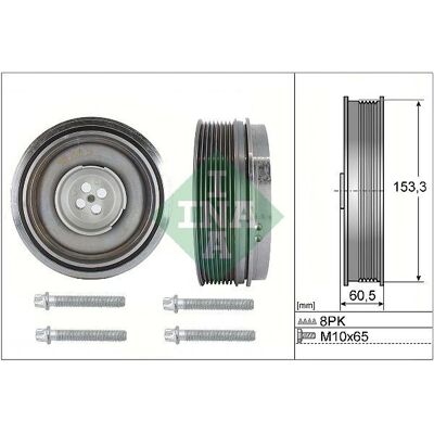 INA 544 0505 20 Vibrationsdämpfer Riemenscheibe-Satz INA 544 0505 20 Vibrationsdämpfer Riemenscheibe-Satz