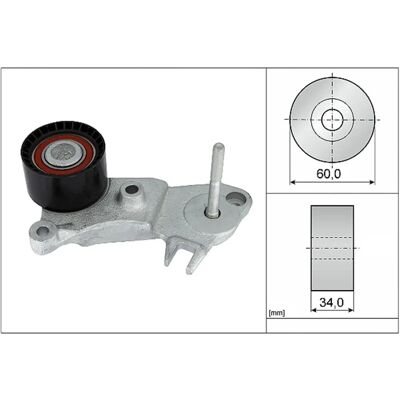 INA Umlenkrolle Führung für Volvo S60 S80 S90 V40 V60 INA Umlenkrolle Führung für Volvo S60 S80 S90 V40 V60