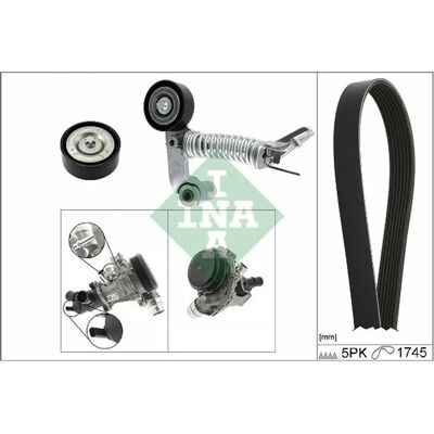 INA 529 0319 30 Pompă de apă și kit curea - Pompă de apă & Curea INA 529 0319 30 Pompă de apă și kit curea - Pompă de apă & Curea