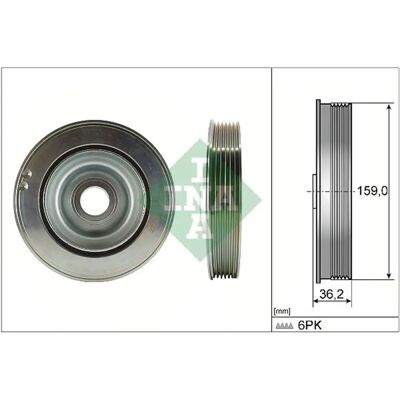 Roata amortizor INA 544 0173 10 - Pentru Peugeot, Citroën, DS, Opel, Vauxhall Roata amortizor INA 544 0173 10 - Pentru Peugeot, Citroën, DS, Opel, Vauxhall