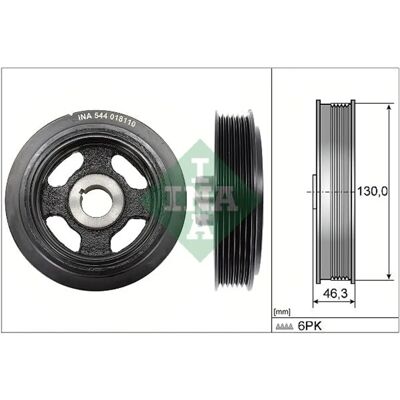 Toyota RAV4 II, Corolla Verso, Celica VII OEM Vaimennuspyörä - Poulie Damper Toyota RAV4 II, Corolla Verso, Celica VII OEM Vaimennuspyörä - Poulie Damper