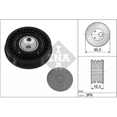 INA 531 1005 10 Strammehjul - Pulley INA 531 1005 10 Strammehjul - Pulley