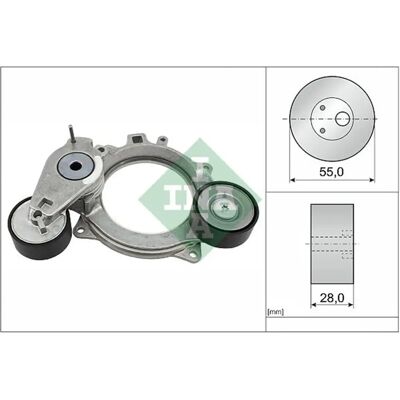 Kiristysrulla INA 534 0936 10 - Audi, Seat, Skoda, VW Kiristysrulla INA 534 0936 10 - Audi, Seat, Skoda, VW