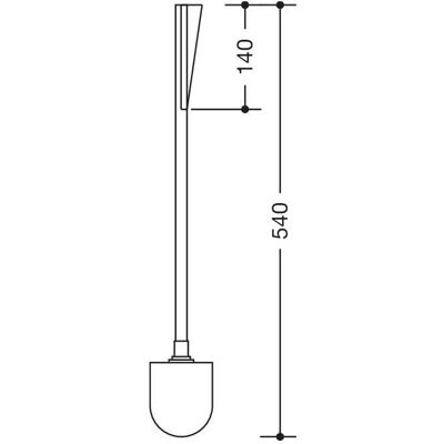 HEWI Serie 801 WC-Børste - Ergonomisk lang håndtag, Udskifteligt børstehoved HEWI Serie 801 WC-Børste - Ergonomisk lang håndtag, Udskifteligt børstehoved
