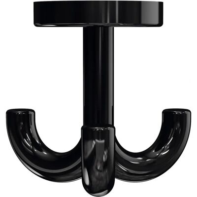 Hewi - Trehængsel - Dybt sort - 50mm - 70mm H - Krog-typ Hewi - Trehængsel - Dybt sort - 50mm - 70mm H - Krog-typ