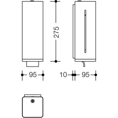 Hewi System 100 Wandseifenspender - Seifenspender Hewi System 100 Wandseifenspender - Seifenspender