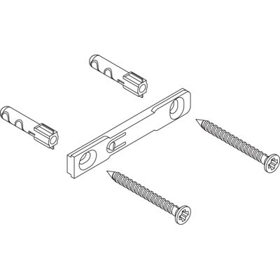 Hewi BM1220 - Kit de montaje para soporte de papel WC Hewi BM1220 - Kit de montaje para soporte de papel WC
