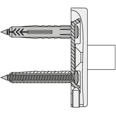Hewi BM1253 Bevestigingsset voor Hewi System 100 handgreep Hewi BM1253 Bevestigingsset voor Hewi System 100 handgreep