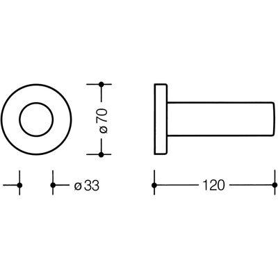 Hewi 477 Series Toilettenpapierhalter - Antimikrobiell, 120mm Hewi 477 Series Toilettenpapierhalter - Antimikrobiell, 120mm