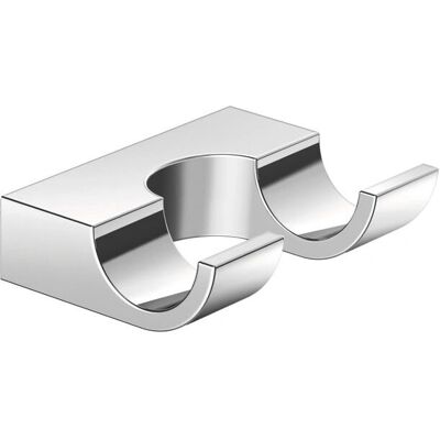 Hewi System 800 Dubbele Haak - Wandmontage, Chroom, 5cm - Haak Hewi System 800 Dubbele Haak - Wandmontage, Chroom, 5cm - Haak
