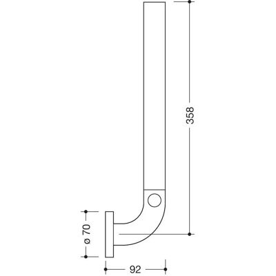 Hewi Modell 801.21.203 - Toilettenpapierhalter - Aquablau Hewi Modell 801.21.203 - Toilettenpapierhalter - Aquablau