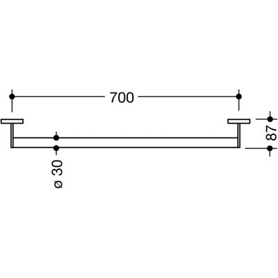 Hewi System 900 Edelstahl Haltegriff - System 900 Hewi System 900 Edelstahl Haltegriff - System 900
