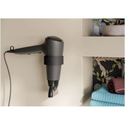 Hewi System 900 Haardrogerhouder - Wandmontage, Roestvrij Staal, Zwart Hewi System 900 Haardrogerhouder - Wandmontage, Roestvrij Staal, Zwart