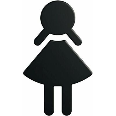 Hewi Modell 801.91B020 Hausnummer Schild - Frau Symbol Türschild Hewi Modell 801.91B020 Hausnummer Schild - Frau Symbol Türschild