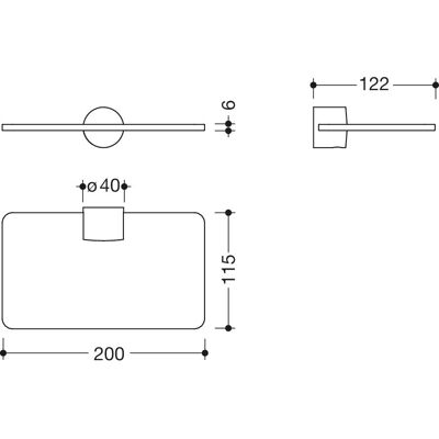 Hewi 815.03.10045 Edelstahl Shelf - Shelf Hewi 815.03.10045 Edelstahl Shelf - Shelf