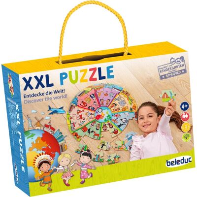 Beleduc 11200 Scopri il Mondo Puzzle - Puzzle da 45 pezzi, Globo Beleduc 11200 Scopri il Mondo Puzzle - Puzzle da 45 pezzi, Globo