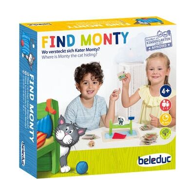 Beleduc Znajdź Monty! - 24,3 x 7,0 x 24,3 cm - Gra planszowa Beleduc Znajdź Monty! - 24,3 x 7,0 x 24,3 cm - Gra planszowa