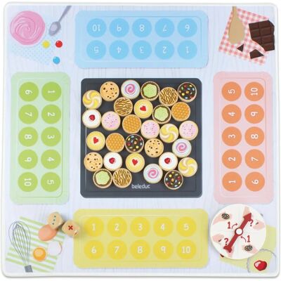 Beleduc Cookie Doo Gra Planszowa - Wielokolorowa Zabawka Edukacyjna Beleduc Cookie Doo Gra Planszowa - Wielokolorowa Zabawka Edukacyjna