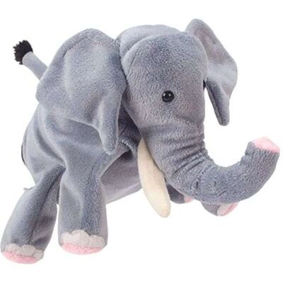 Beleduc Handpop Grijze Olifant - Handpop Beleduc Handpop Grijze Olifant - Handpop