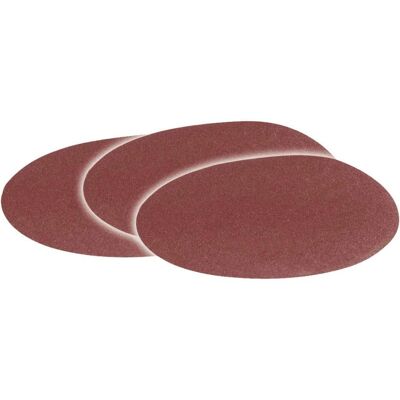 Scheppach - Discos abrasivos 125mm Pack 3 - Pulir madera, metal, plásticos Scheppach - Discos abrasivos 125mm Pack 3 - Pulir madera, metal, plásticos