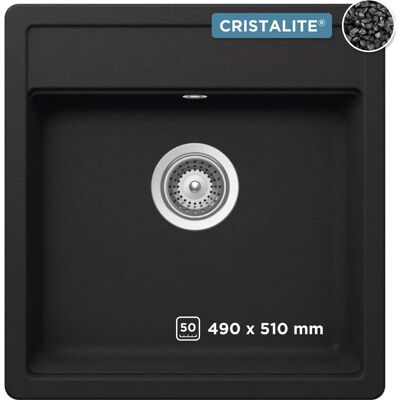 SCHOCK Oslo Küchenspüle - Rechteckig, anthrazit, 49cm SCHOCK Oslo Küchenspüle - Rechteckig, anthrazit, 49cm
