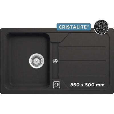 SCHOCK COMO D-100 Onyx Granitspüle - Beidseitig, Acryl & Quarz SCHOCK COMO D-100 Onyx Granitspüle - Beidseitig, Acryl & Quarz