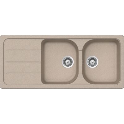 Schock D-200 Top-mounted Rectangular Kitchen Sink - Cristalite Schock D-200 Top-mounted Rectangular Kitchen Sink - Cristalite
