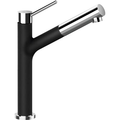 SCHOCK DION SB Küchenarmatur - Ausziehbarer Auslauf, 120° Schwenk, Schwarz SCHOCK DION SB Küchenarmatur - Ausziehbarer Auslauf, 120° Schwenk, Schwarz