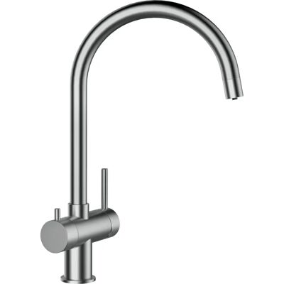 Schock Ares Küchenarmatur - Edelstahl, 360° Schwenk, Stehend Schock Ares Küchenarmatur - Edelstahl, 360° Schwenk, Stehend