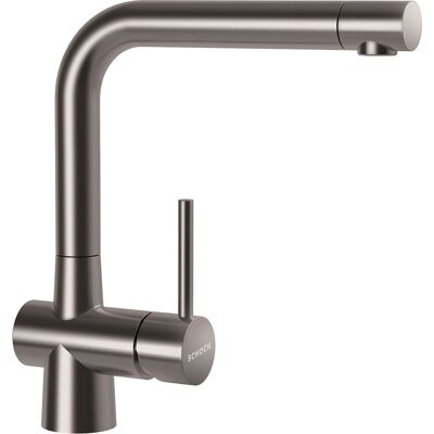 Grifo de Cocina de Acero Inoxidable Schock - Giro 360°, Modelo 517000EDM Grifo de Cocina de Acero Inoxidable Schock - Giro 360°, Modelo 517000EDM